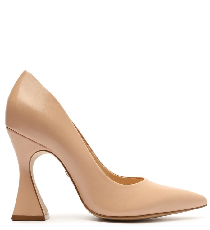 Scarpin bege salto alto clearance