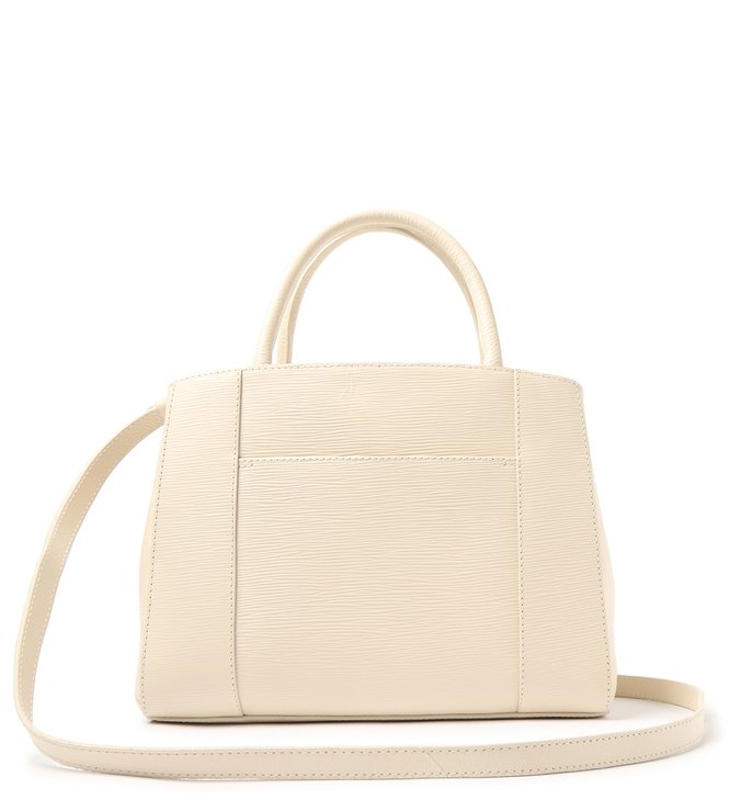 Bolsa Tote Off-White Couro Bella Média