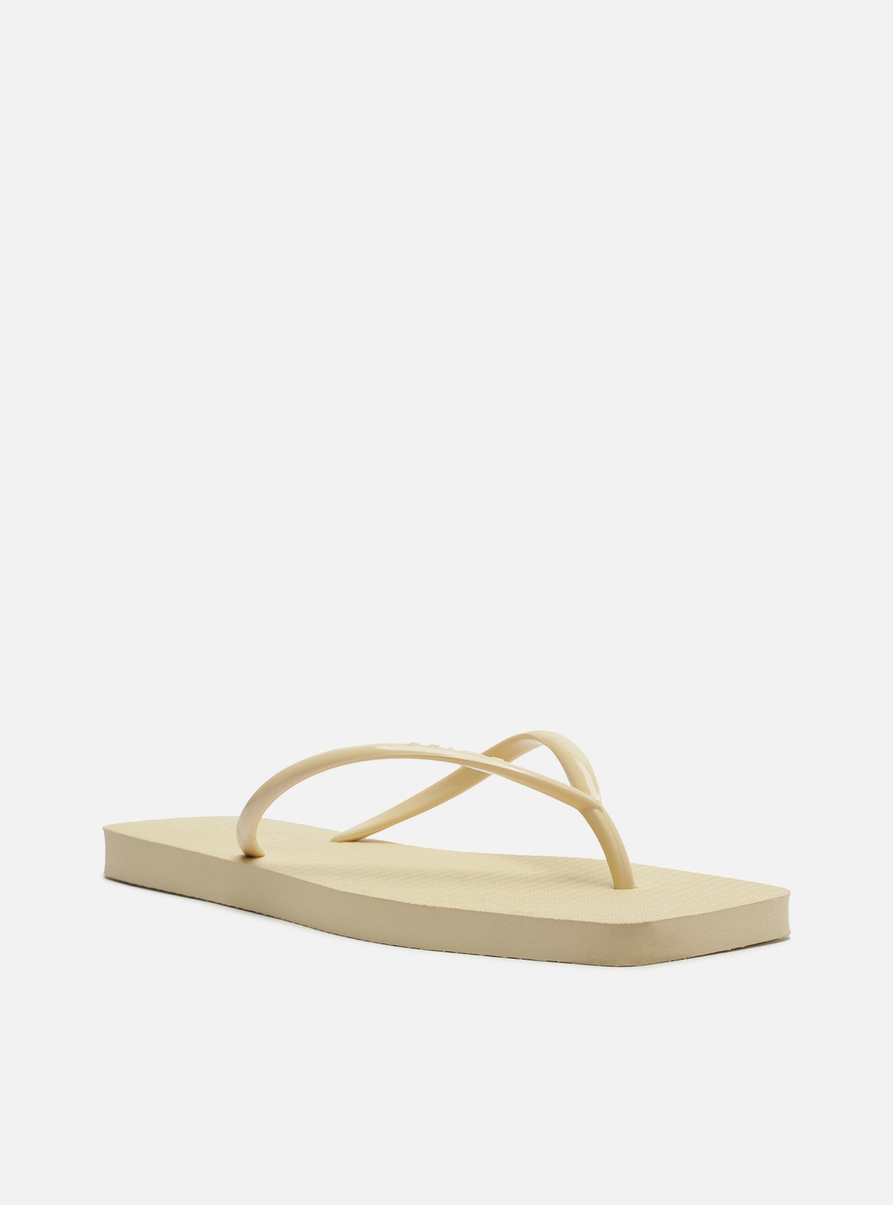 Chinelo de Dedo Branco Flat Brizza — foto 2