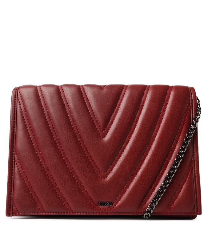 Bolsa Tiracolo Vermelha Matelassê Média