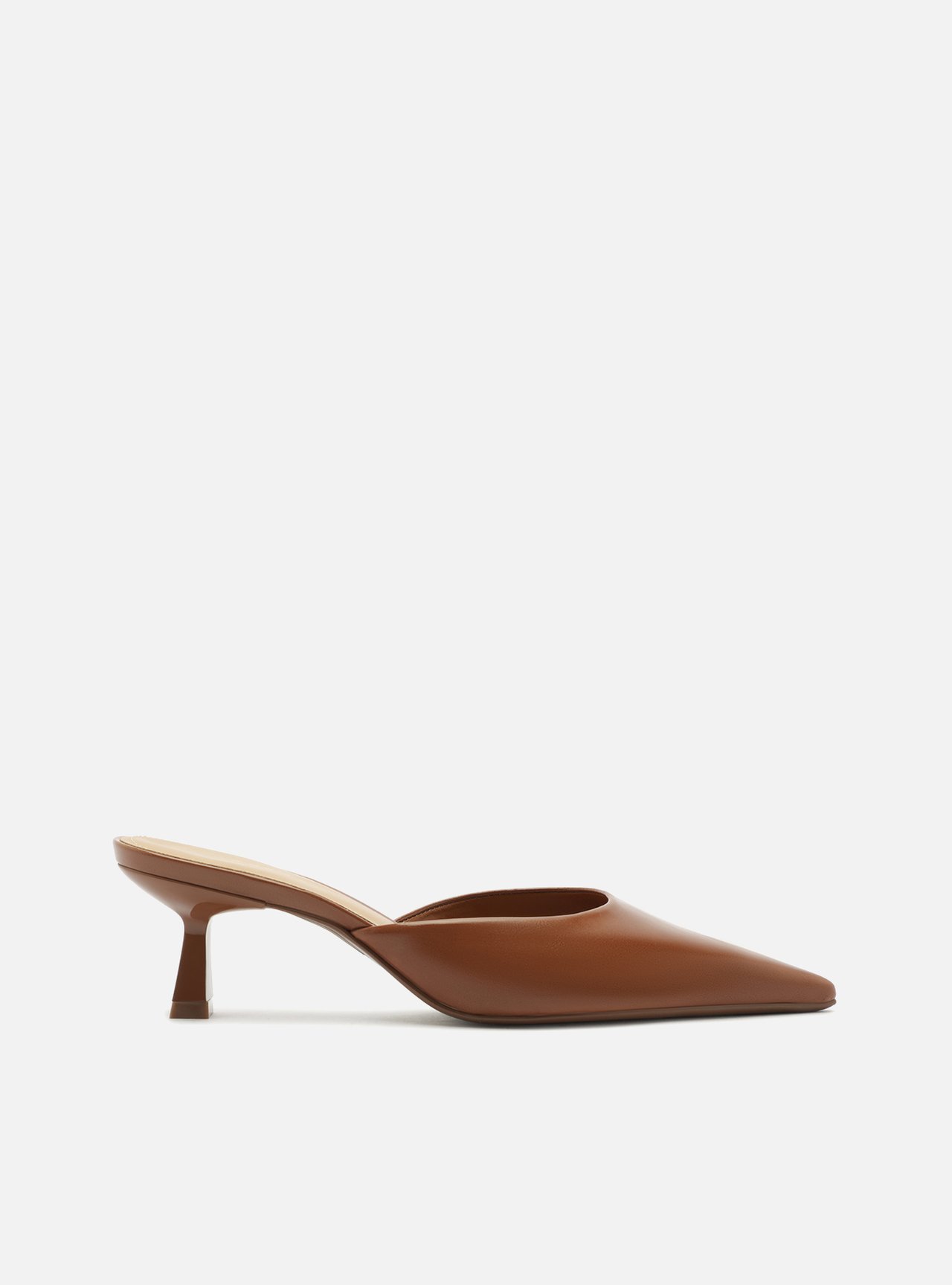 Mule Marrom Salto Fino — foto 1