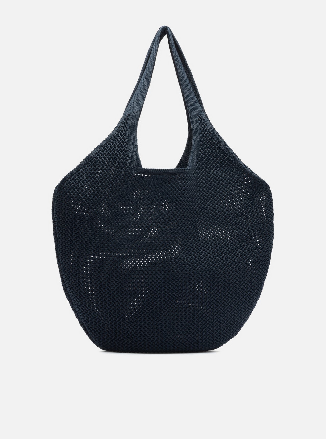 Bolsa Shopping Azul Knit Grande Brizza — foto 3