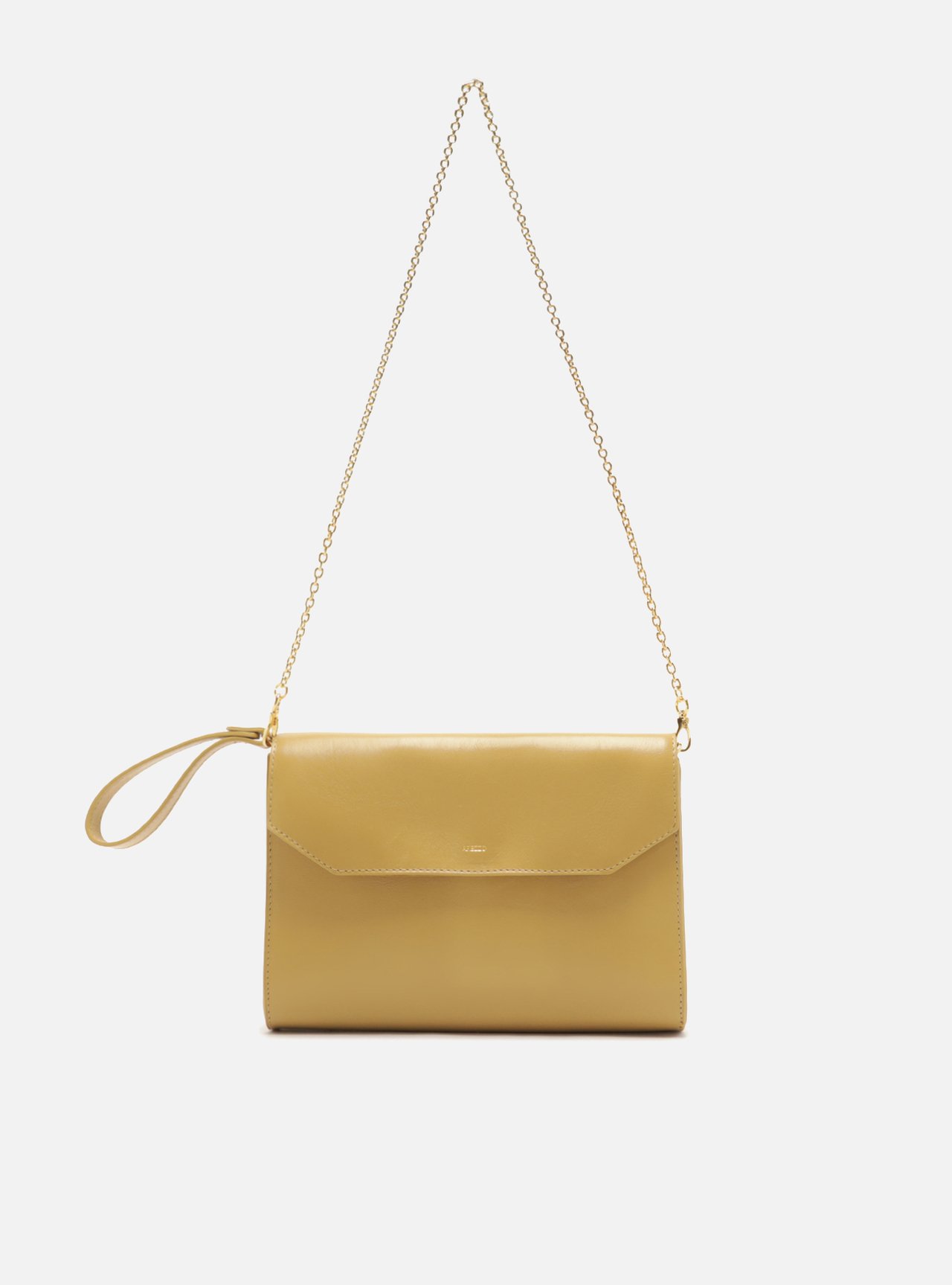 Bolsa Shoulder Nude Couro Média Alça Corrente — foto 7