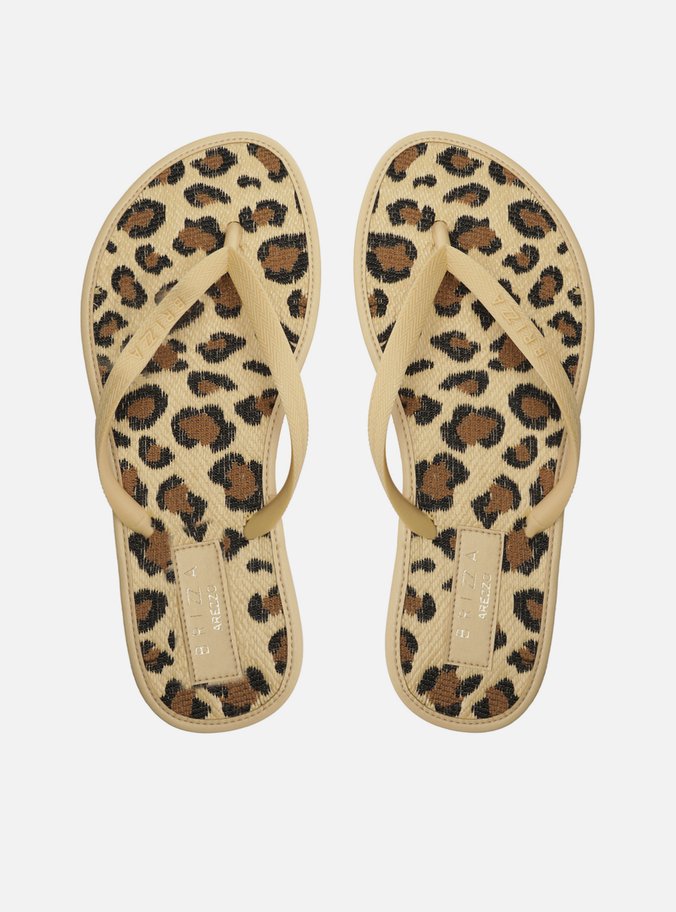 Chinelo de Dedo Nude Onça