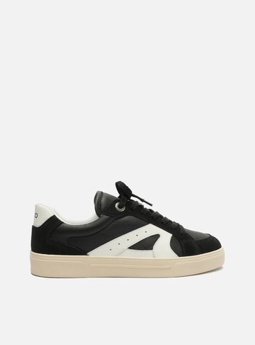 Tênis Preto Couro Urban Branco