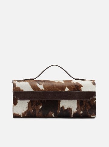 Bolsa Tiracolo Animal Print Cow Grande Corrente