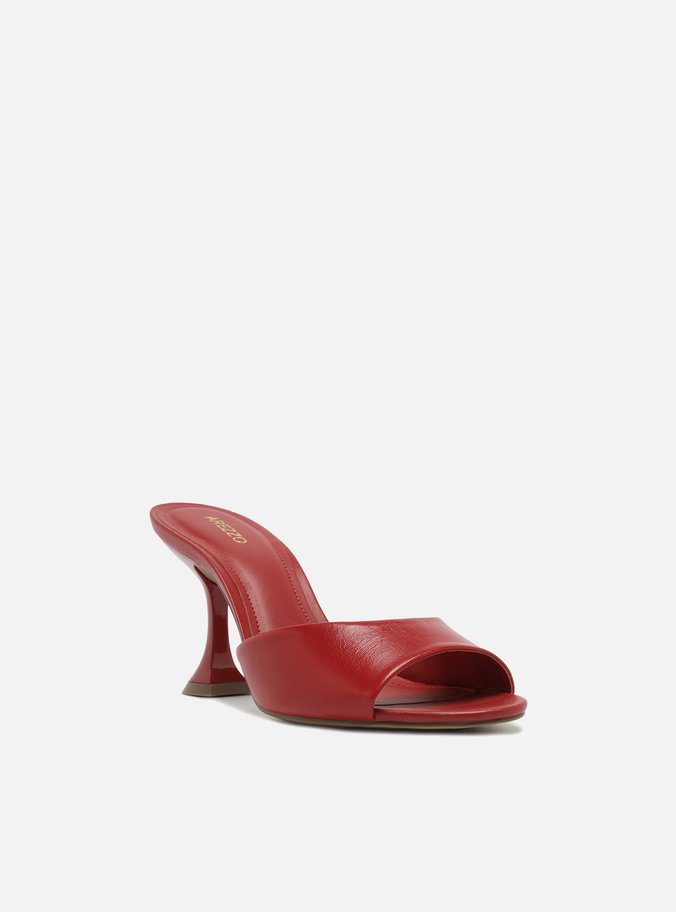 Mule Vermelho Salto Médio