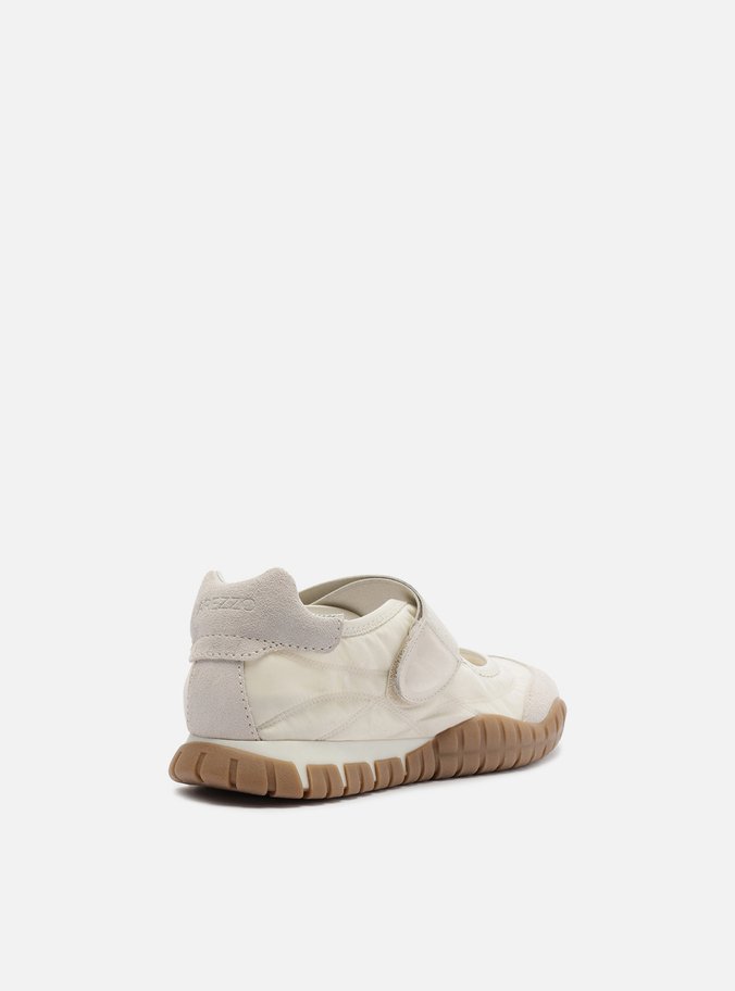 Tênis Sapatilha Branco Suede Sola Emborrachada