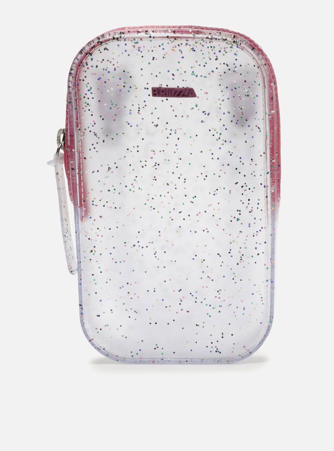 Mini Bolsa Transparente Glitter Duda Porta-Celular