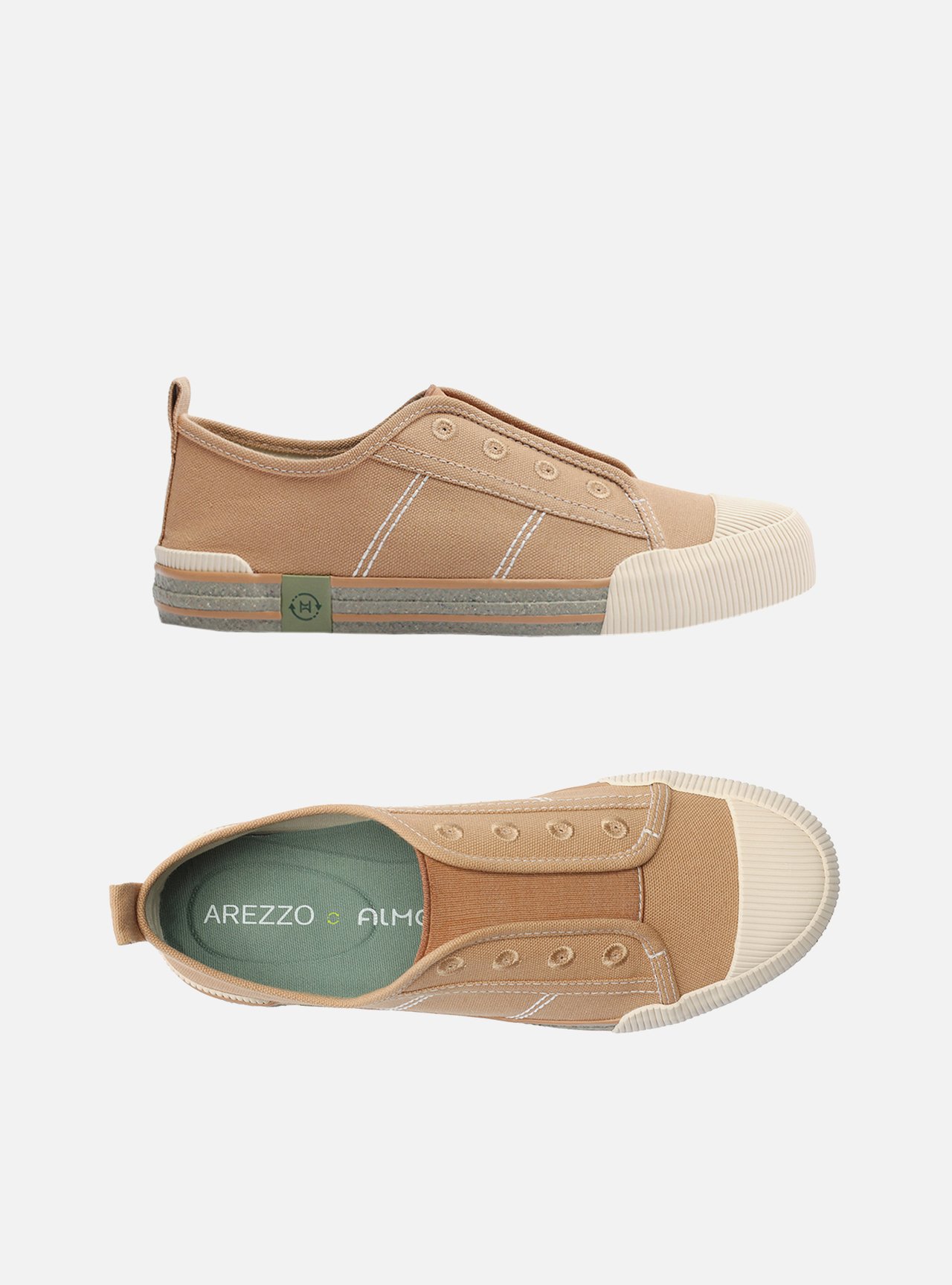 Tênis Slip On Marrom Lona Collab Alme — foto 5