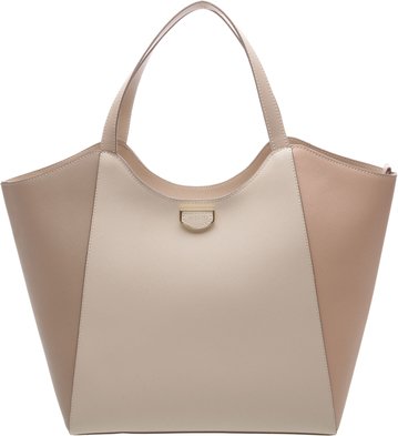Bolsa Shopping Saffiano Off-White