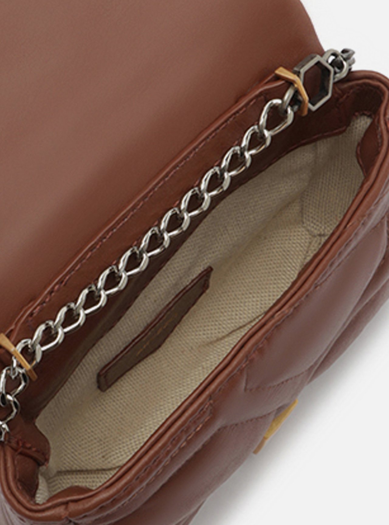 Bolsa Tiracolo Marrom Couro Emma Pequena — foto 4