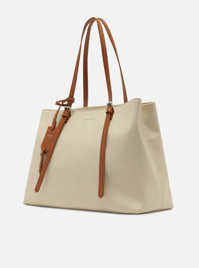 Bolsa Shopping Off-White Grande