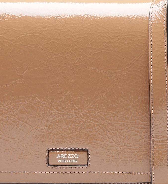 Bolsa Tiracolo Couro Joy Média Pale Nut
