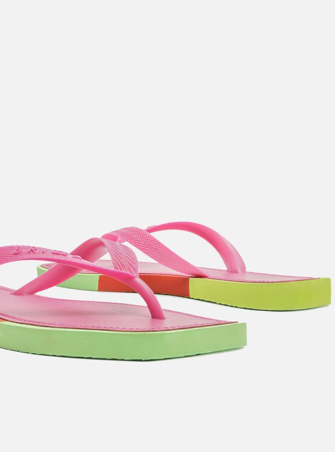 Chinelo de Dedo Rosa Color Square Brizza