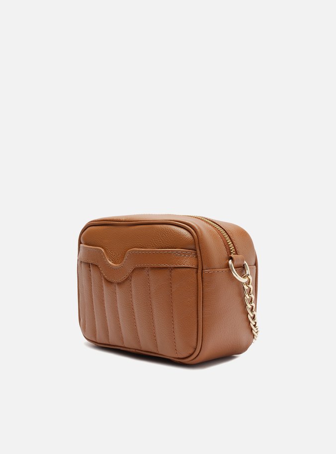 Tiracolo Marrom Caramel Couro Francine Pequena