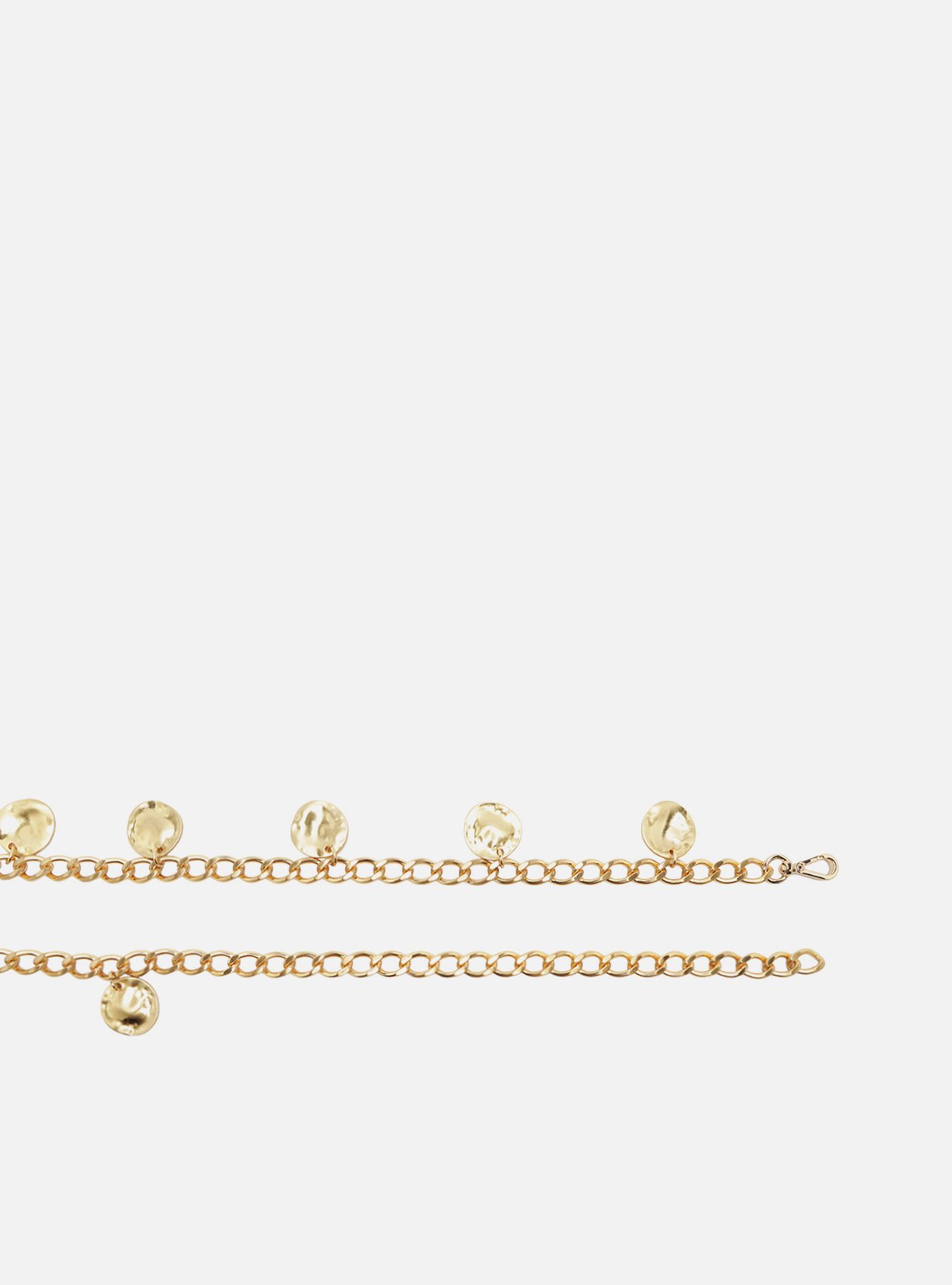 Cinto Dourado Corrente Medalhas — foto 2