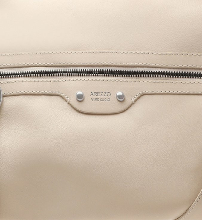 Bolsa Bowling Branca Couro Adriana Grande Off-White