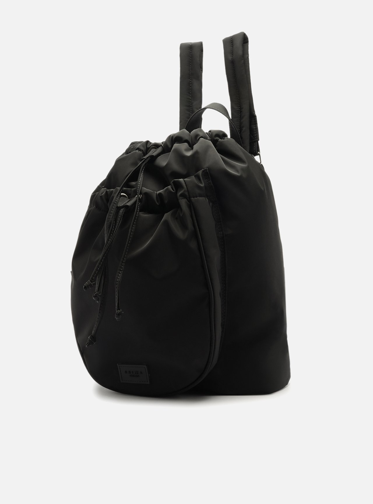 Mochila Raqueteira Preta Nylon Média Brizza — foto 2