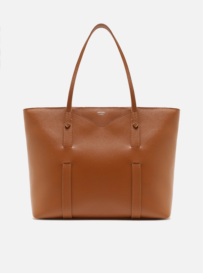 Bolsa Shopping Laranja Grande Tiras Capa