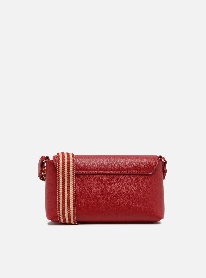 Bolsa Tiracolo Vermelha Média Alça Gorgurão