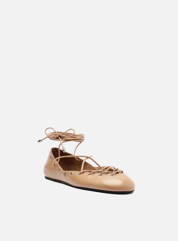 Sapatilha Ballerina Nude Amarração