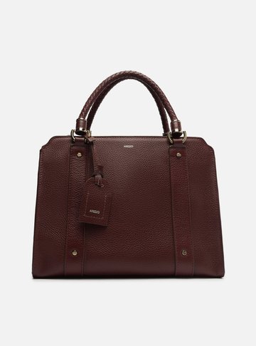 Bolsa Tote Vermelha Couro Piazza Grande