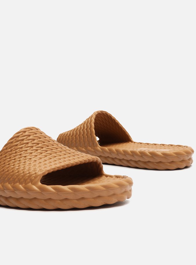 Chinelo Slide Marrom Marrocos Brizza