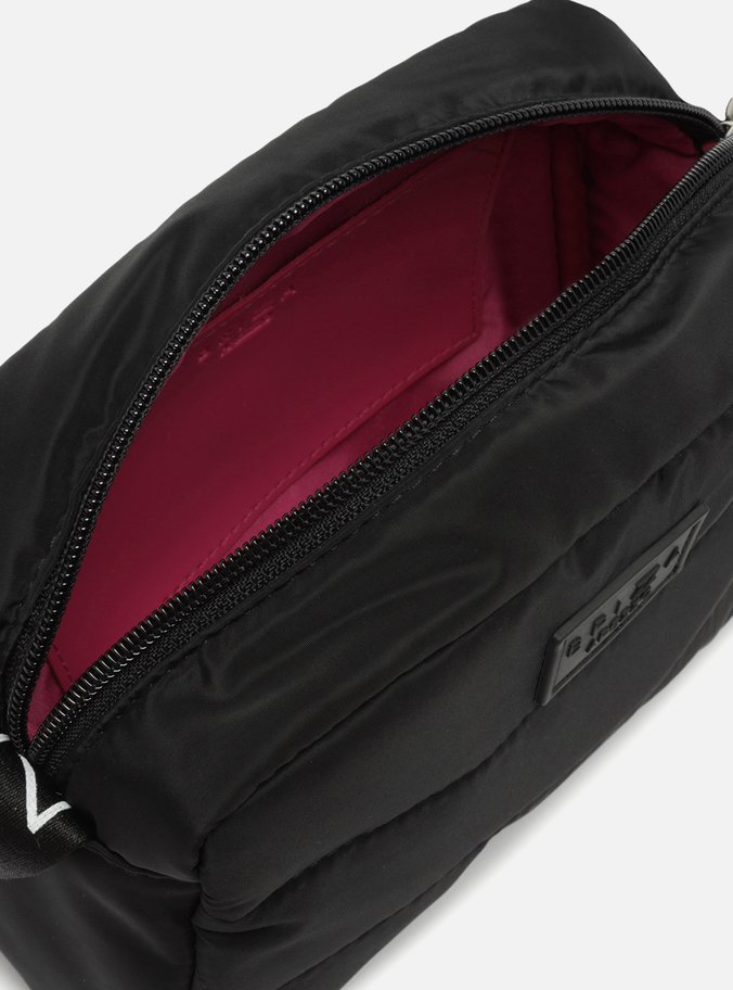 Bolsa Tiracolo Preta Nylon Puffer Gigi Pequena