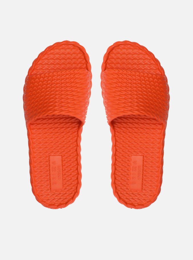 Chinelo Slide Laranja Marrocos Brizza