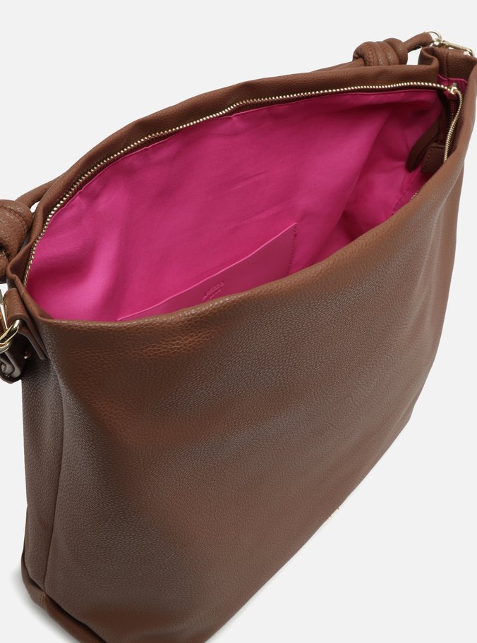 Bolsa Tiracolo Marrom Grande