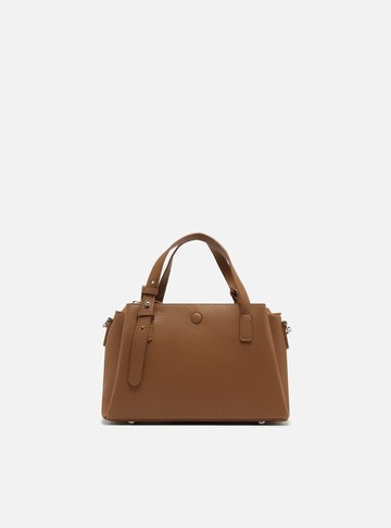 Bolsa Tote Marrom Pequena