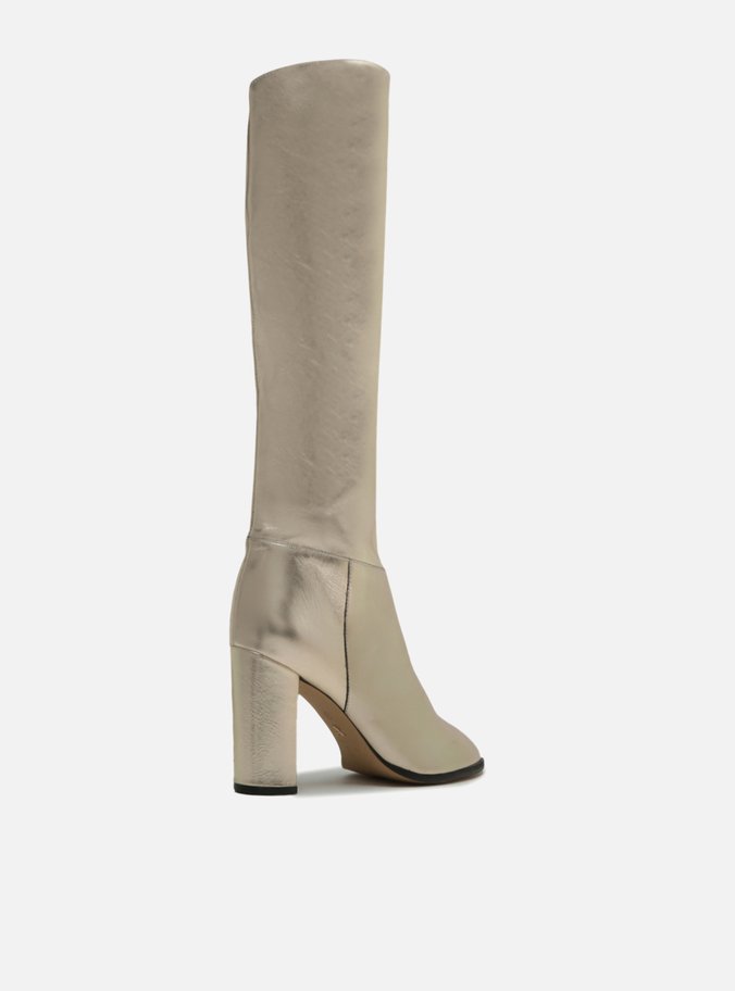 Bota Dourada Cano Longo Hailey