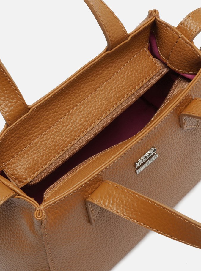 Bolsa Marrom Tote Pequena