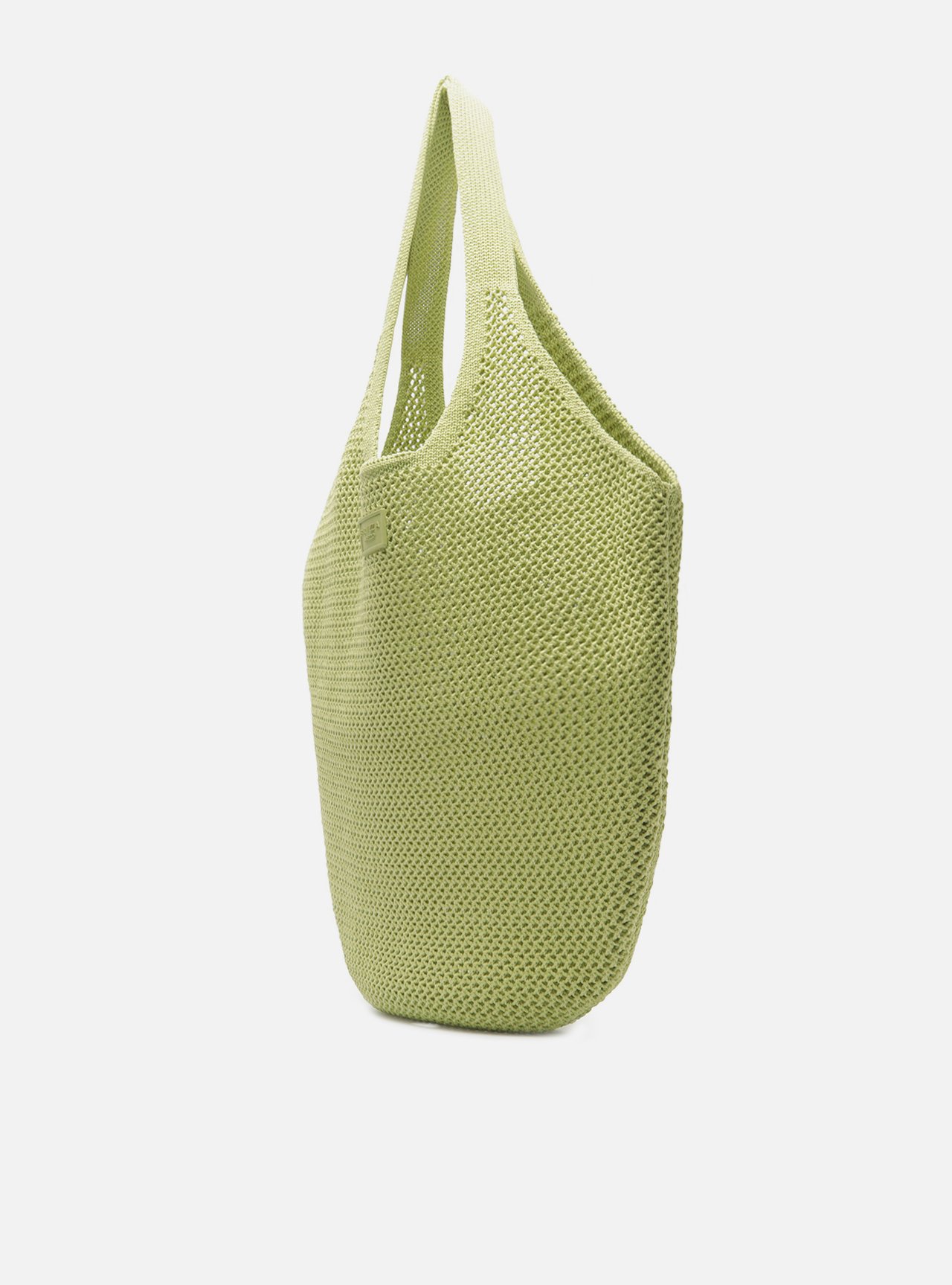 Bolsa Shopping Verde Knit Grande Brizza — foto 2
