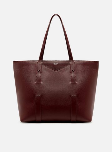 Bolsa Shopping Vermelha Grande Tiras Capa
