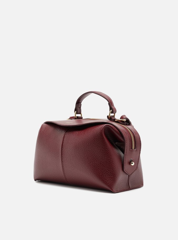 Bolsa Bowling Vermelha Média Mix Texturas