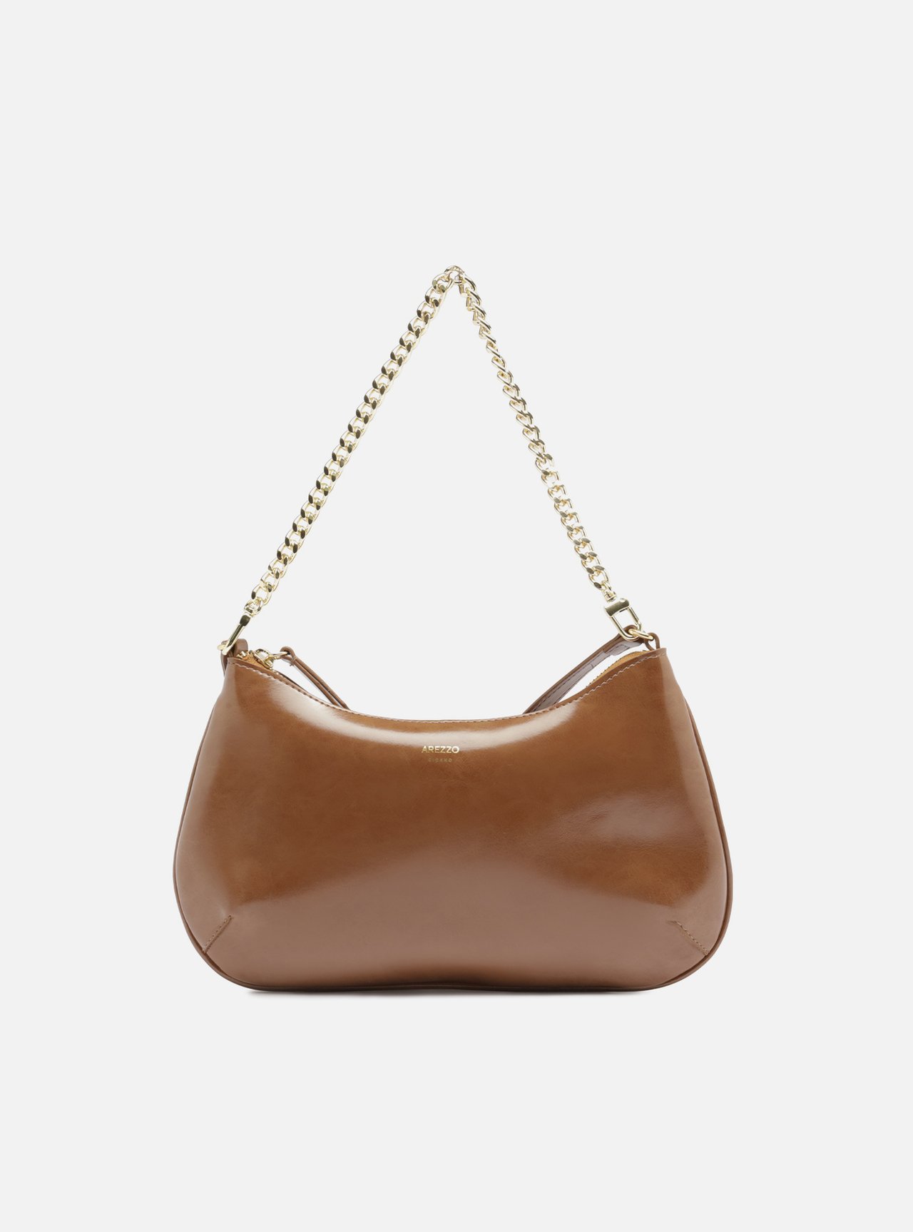 Bolsa Tiracolo Marrom Média Corrente — foto 6