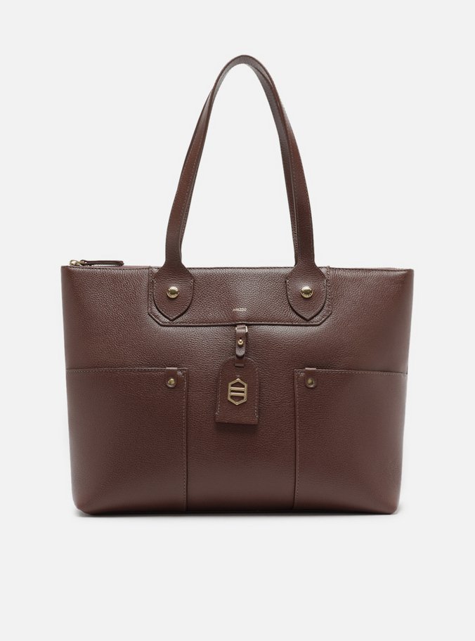 Bolsa Shopping Marrom Média