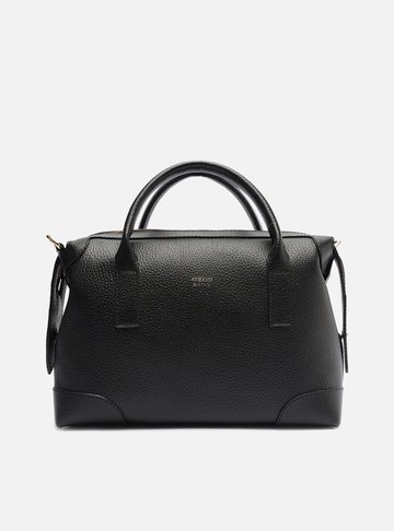Bolsa Bowling Preta Grande Recortes