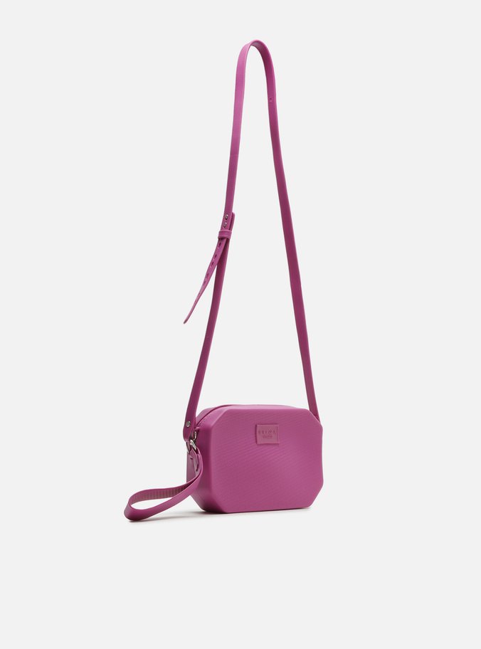 Clutch Roxa Geométrica Square