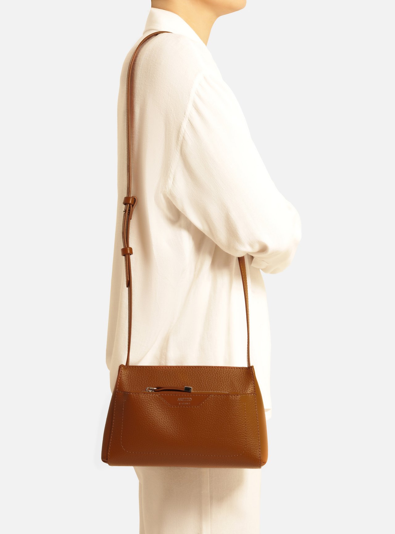 Bolsa Tiracolo Caramelo Emilly Pequena — foto 6