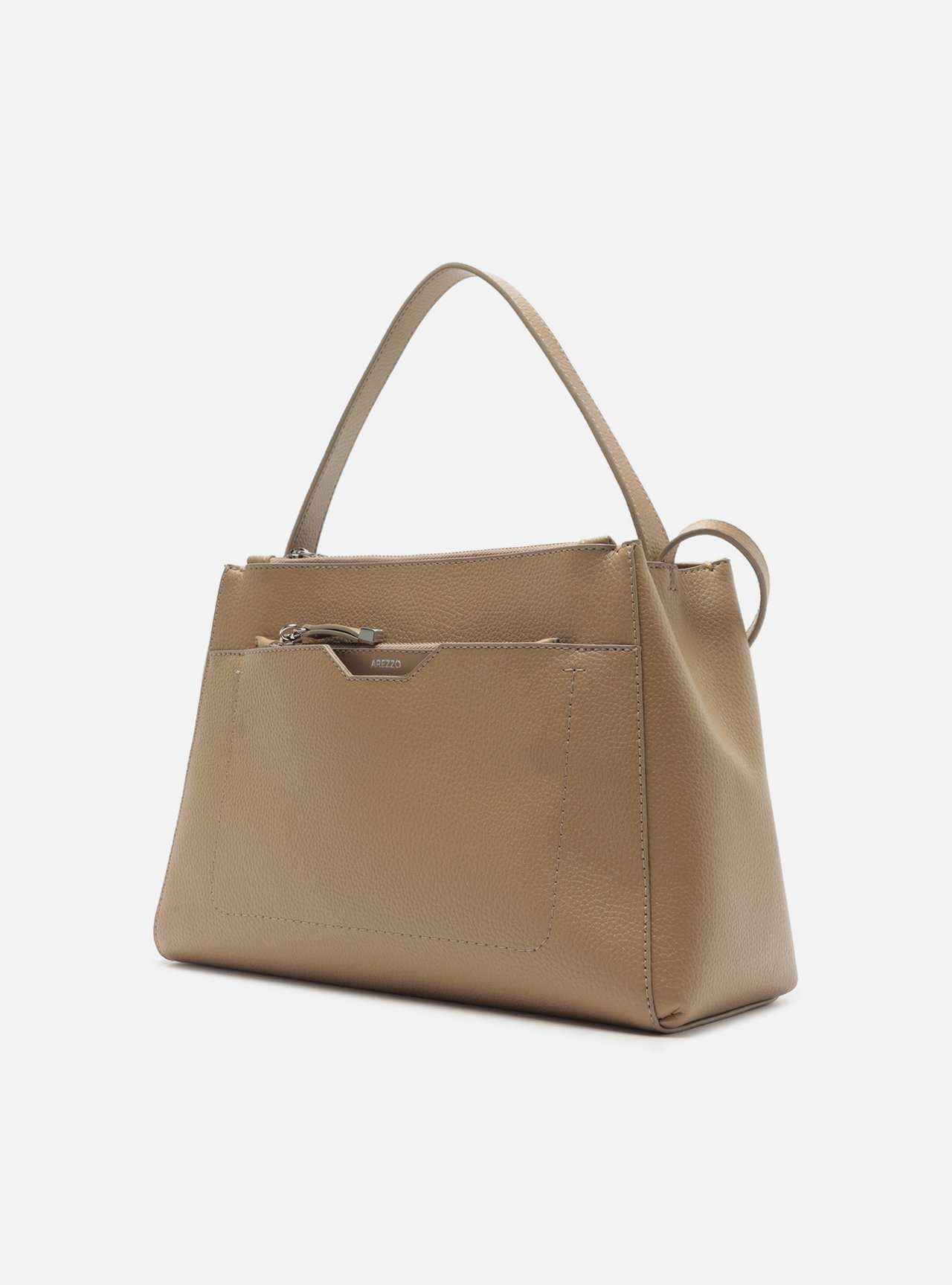 Bolsa Tote Cinza Emilly Grande Pouch — foto 2