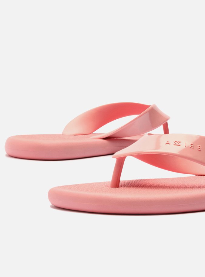 Chinelo de Dedo Tira Larga Rosa Brizza