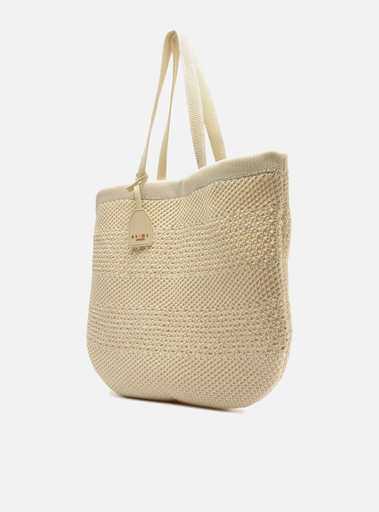 Bolsa Shopping Off-White Crochê Grande Camille — foto 2