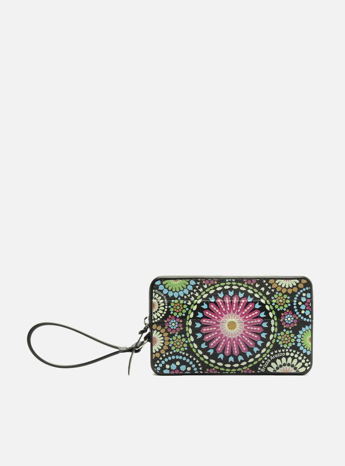 Clutch Preta Estampa Alça Malu