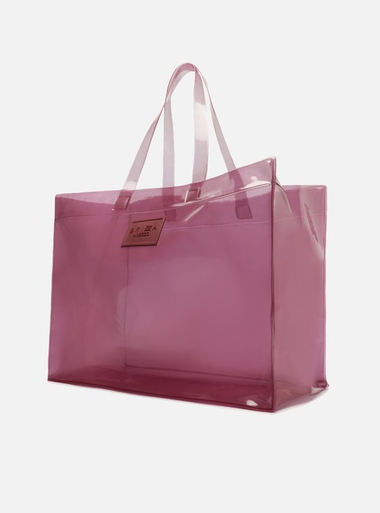 Bolsa Shopping Vermelha Vinil Liz Grande Brizza