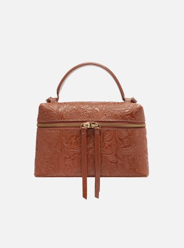 Bolsa Tiracolo Marrom Média
