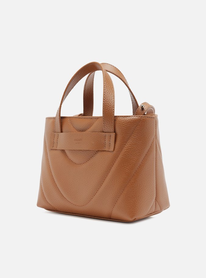 Bolsa Tote Marrom Zíper Média