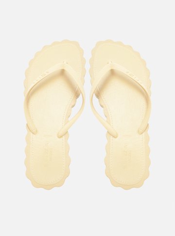 Chinelo de Dedo Bege Recouro Daisy